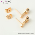 95603 xuping luxurious personalized high heel shoes stud earring with 18k gold plated